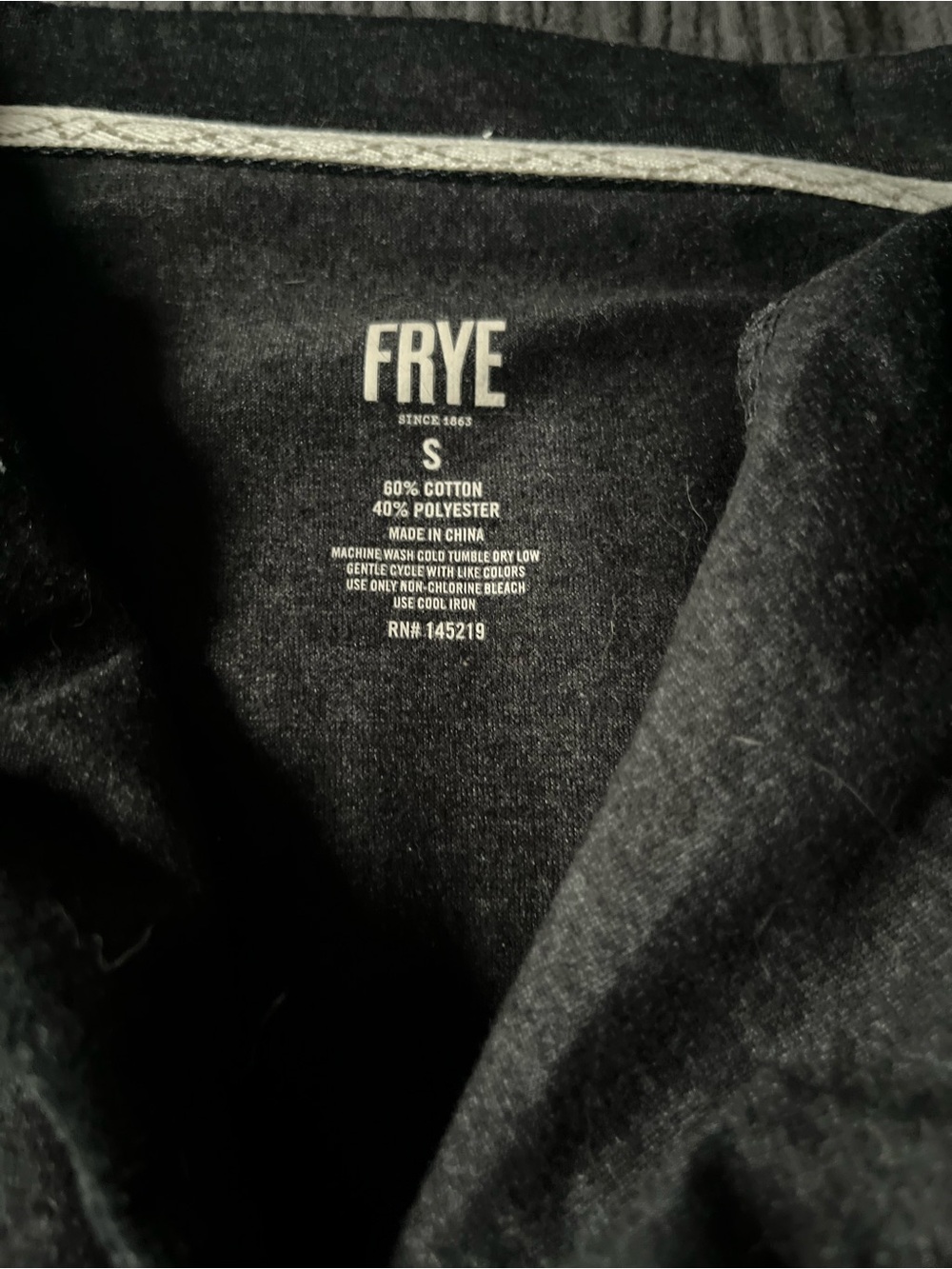 Frye Grey Button Up - Picture 1 of 4